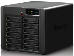 Thiết bị lưu trữ Synology - Hộp ổ cứng gắn ngoài kết nối mạng LAN USB 3.0  - DS2413+