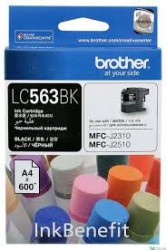 LC-563BK Mực in phun màu đen cho máy Brother MFC-J2310, MFC-J2510, MFC-J3520, MFC-J3720 - 600 trang       