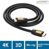 Ugreen 10170 - Cáp HDMI 10M hỗ trợ 3D full HD 4Kx2K chính hãng Ugreen 10170 cao cấp